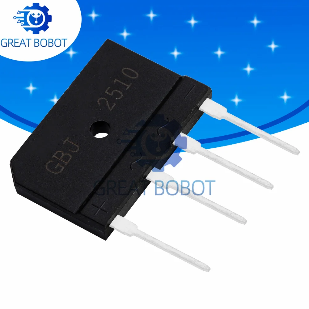 BS 1pcs 25A 1000V diode bridge rectifier gbj2510 ZIP In Stock