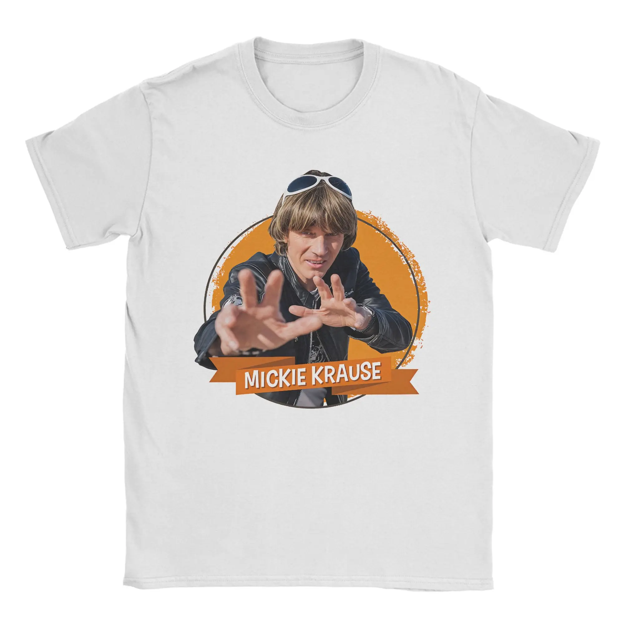 

Vintage Mickie Krause Singer T-Shirts for Men Crewneck Cotton T Shirts Germany Short Sleeve Tees New Arrival Clothes