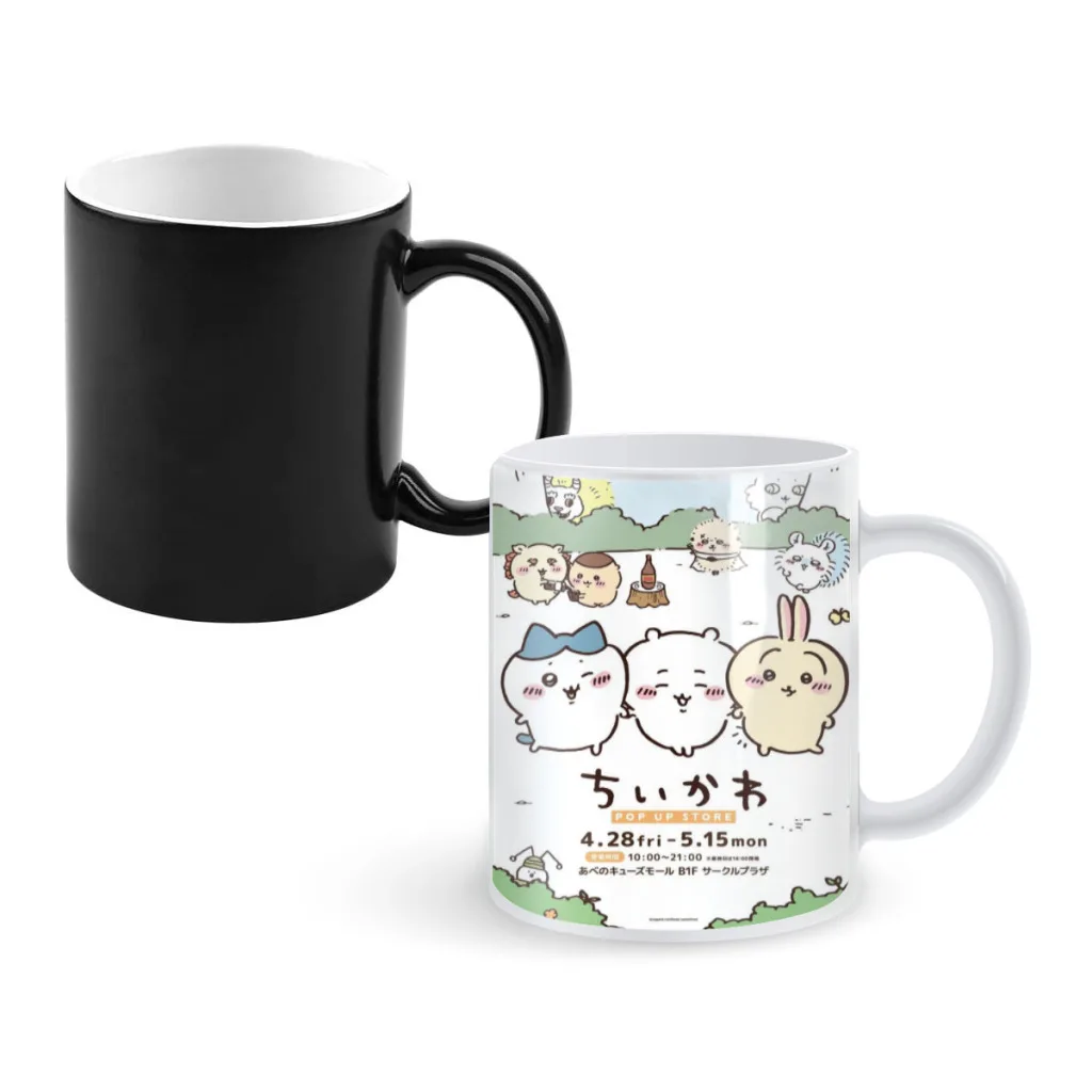 

Cartoon Kawaii Cute Tea Coffee Mugs Thermal Color-changing Cups 11OZ Ceramic Milk Cup Birthday gift