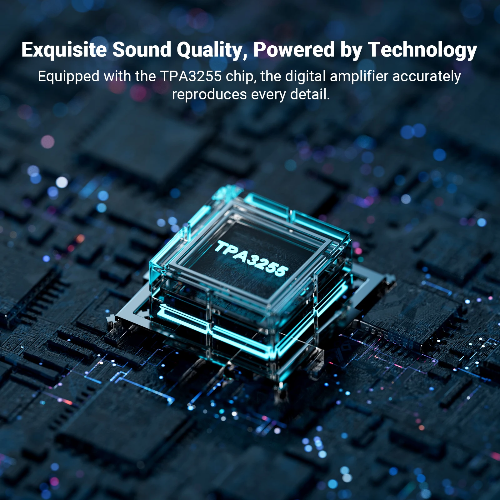 Fosi 오디오 블루투스 진공관 앰프, 스테레오 파워 앰프, TPA3221, 홈 시어터 스피커용 헤드폰 앰프, T20X 100W