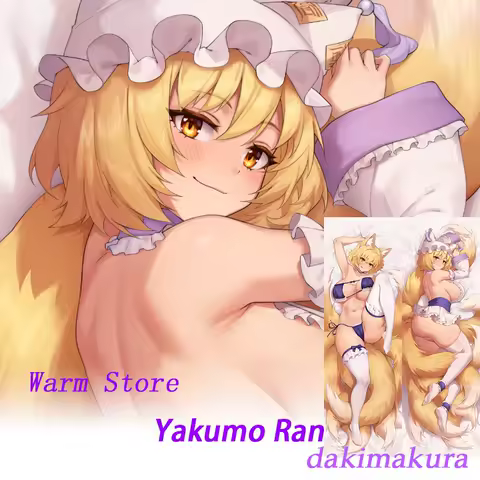 Dakimakura Anime Yakumo Ran Touhou Double-sided Print Life-size Body Pillow