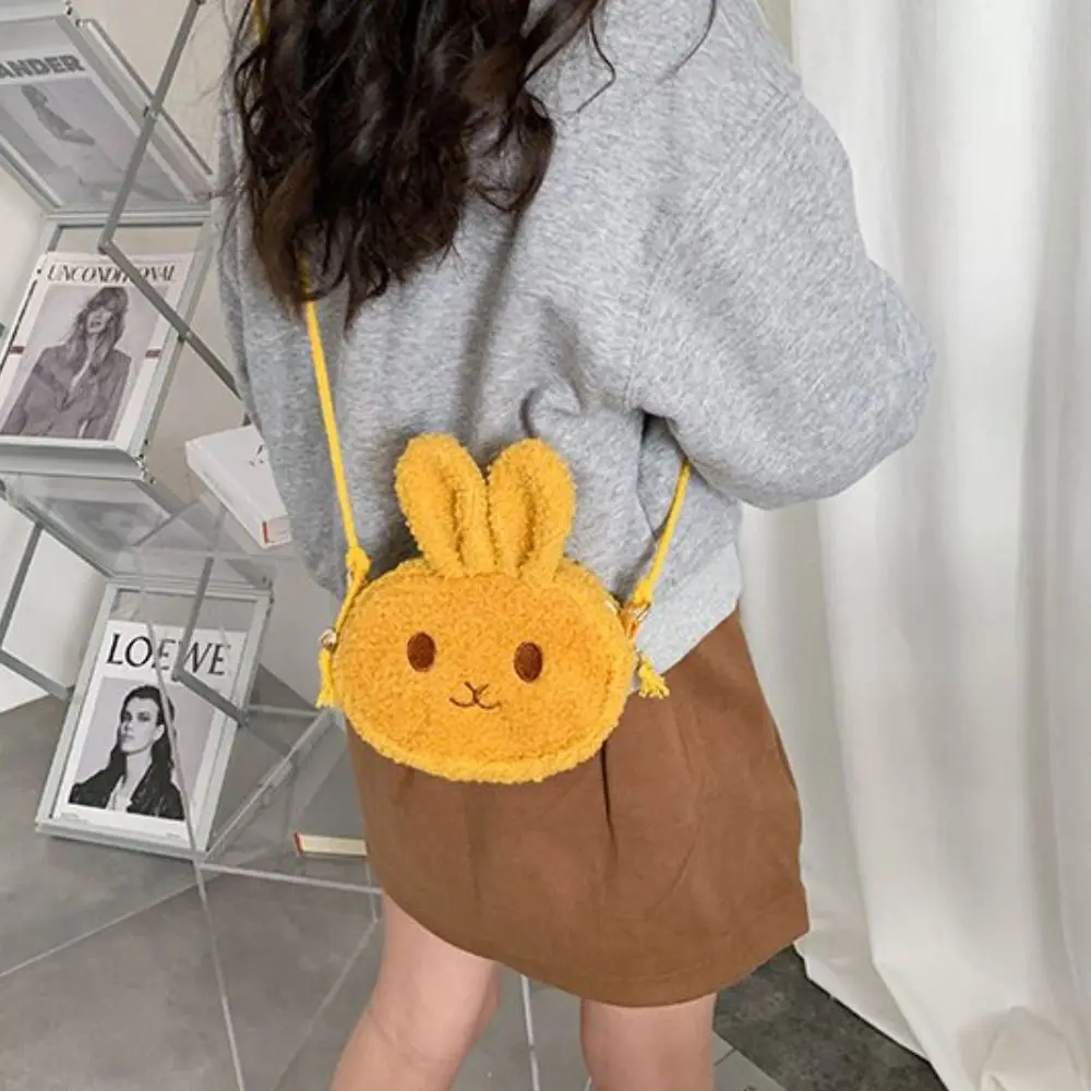 เด็กสาวกระเป๋าตุ๊กตากระเป๋าถือตลกกระต่ายกระเป๋าสะพายกระเป๋าMessenger C Rossbodyกระเป๋ากระเป๋าเหรียญ