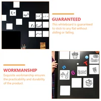12 Pcs Graffiti Wall Stickers Dry Erase Whiteboard Reusable Labels Washable Notes Removable Memo Presentation Supplies 4