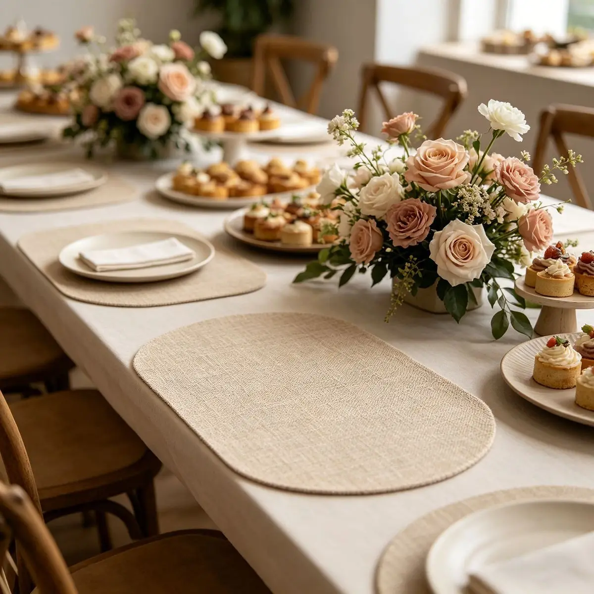 30x45 cm placemats individual table placemats linen table place settings dining table mat party decorations wedding home