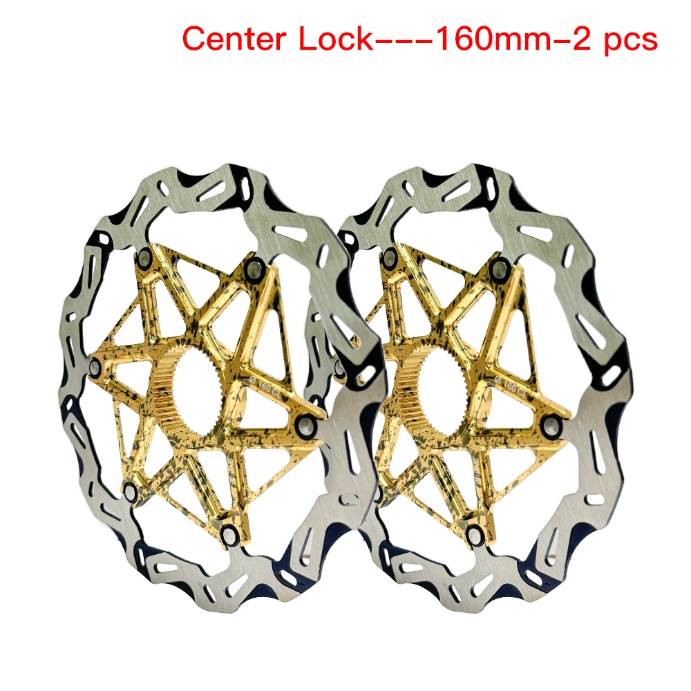 Fiets Remschijf YOD4 6-gat Center Lock 160mm 180mm 203mm / 1.95mm Fiets Remschijven Road MTB Schijfremmen