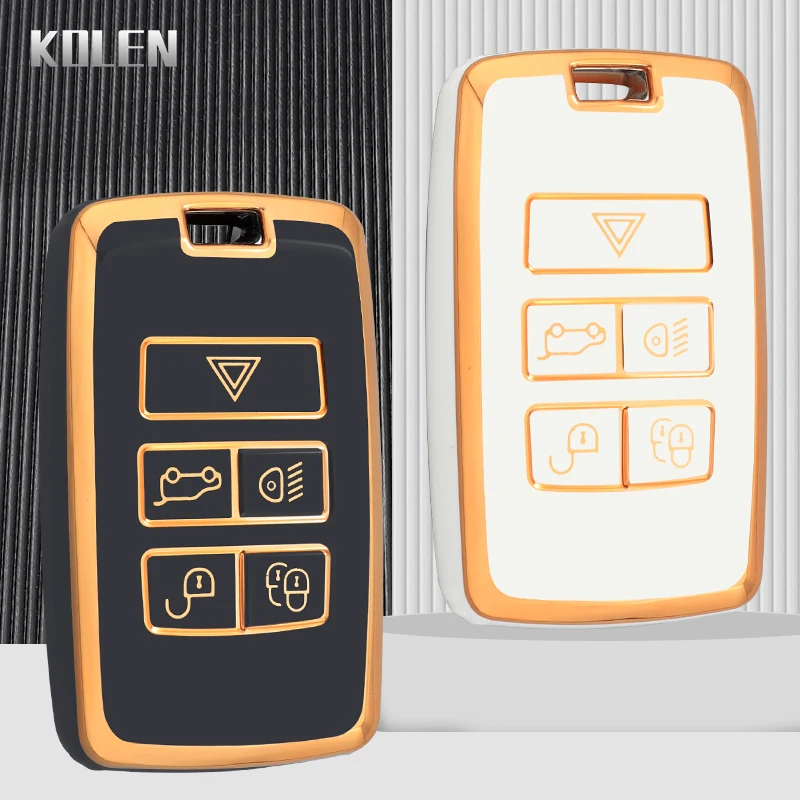 Fashion TPU Car Remote Key Case Cover Shell Fob For Land Rover Range Rover Evoque Discovery Sport Velar For Jaguar XE E-PACE XF - view 4