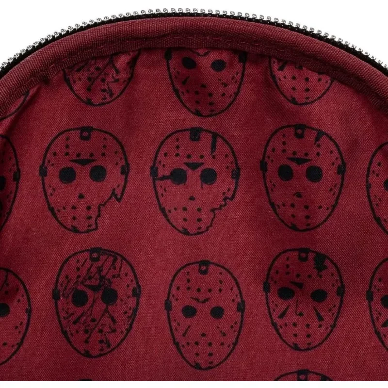 Loungefly Friday Jason Mask The 13th Womens Double Strap Shoulder Bag Purse Mini Backpacks