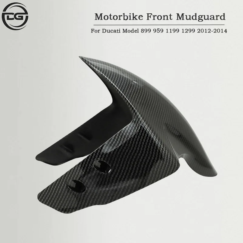 

Motorcycle Front Fender Hugger Mudguard For DUCATI Panigale 899 959 1199 1299 ABS Carbon Fiber Accessories Mud Guard Fairing Kit