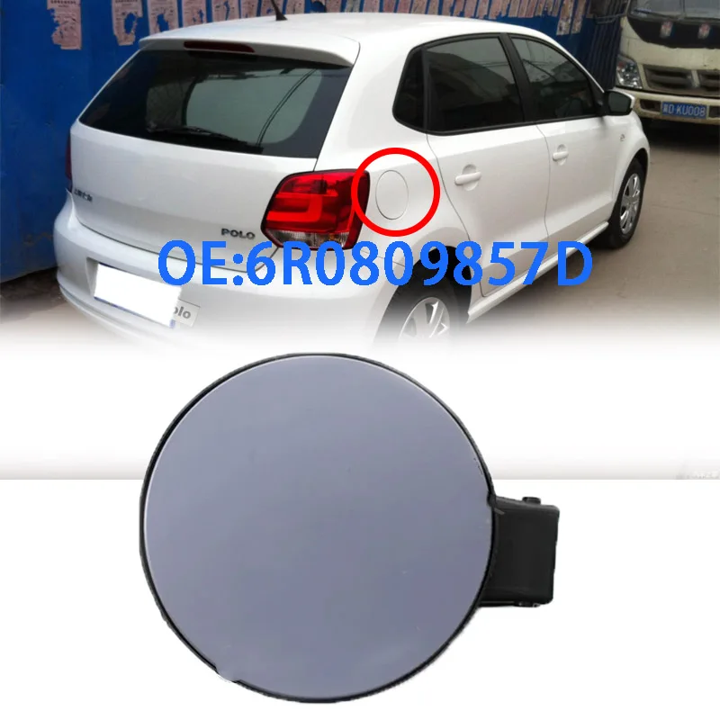 

6R0809857D For VW Polo 2011 2012 2013 2014 2015 2016 2018 Car Fuel Filler Flap Tank Cover Unpainted