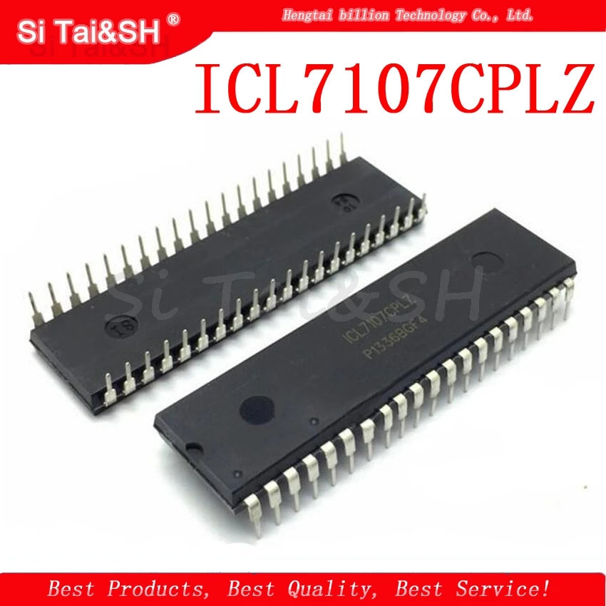 2PCS ICL7107 ICL7107CPLZ PMIC IC DIP-40 Analog to digital converter