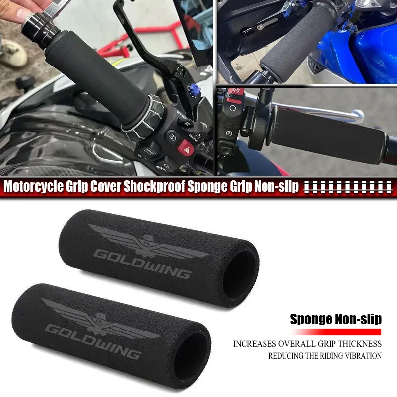 For GoldWing 1800 GL1800 Gold Wing GL1500 CT125 CB125 Motorcycle Handle Anti Slip Cover Soft Sponge Grip Handle Protector