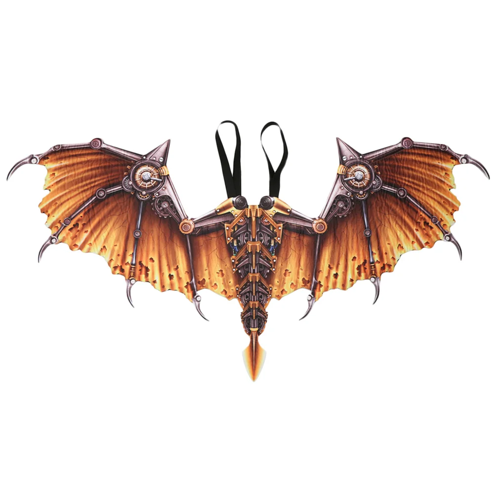 

Wings Props Role Play Folding Steampunk Decor Costume Accessory Novel Backside Ornament Festival Cosplay Make up Clothing