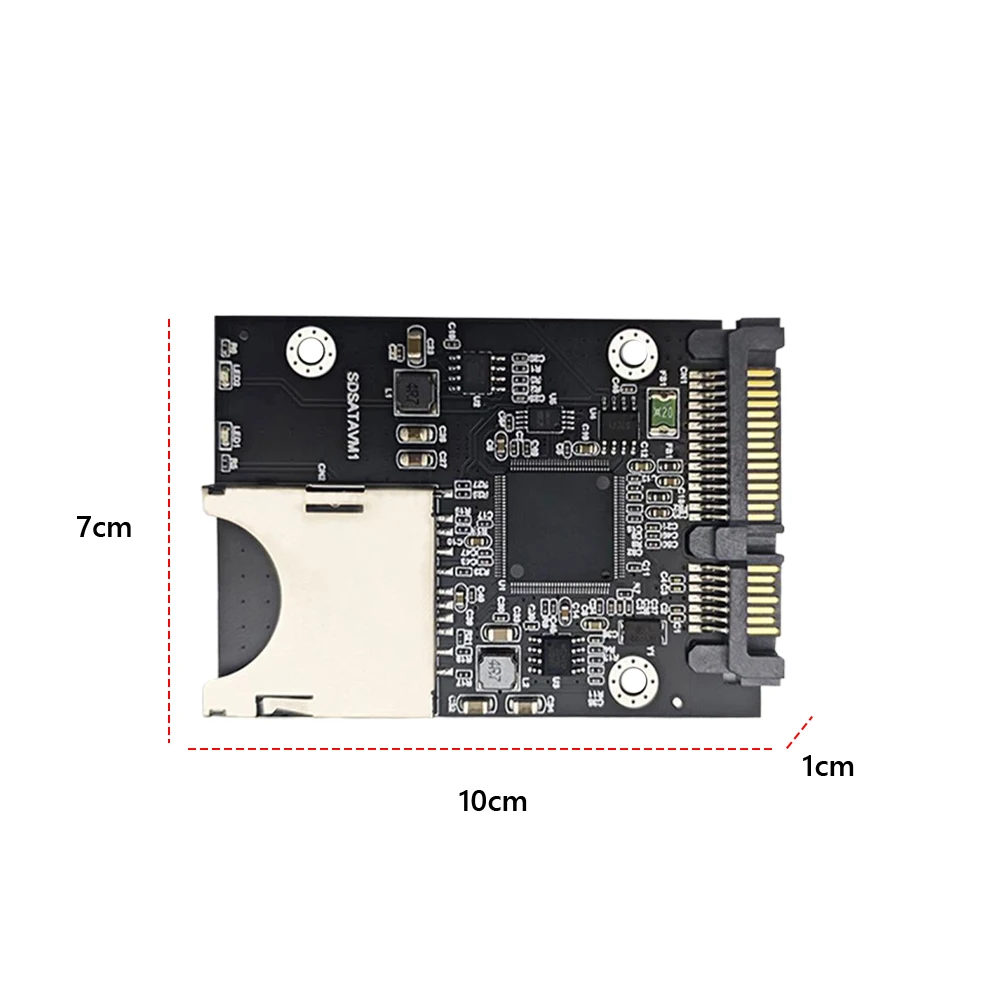 Convertisseur adaptateur de carte SDD SD vers SATA avec boîtier adaptateur SSD pour accessoires SATA SSD 2,5 pouces