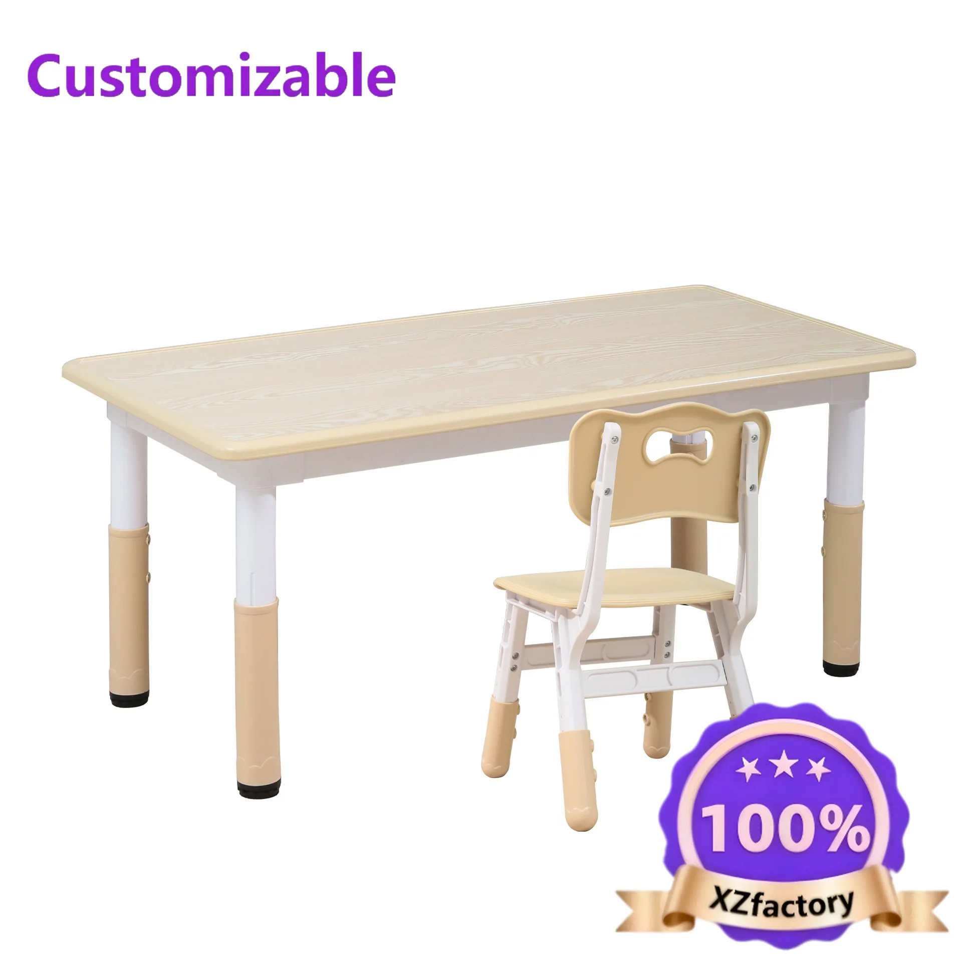 Kindergarten children's table and chair set Lifting table Baby graffiti drawing Children's desk Multifunctional study table