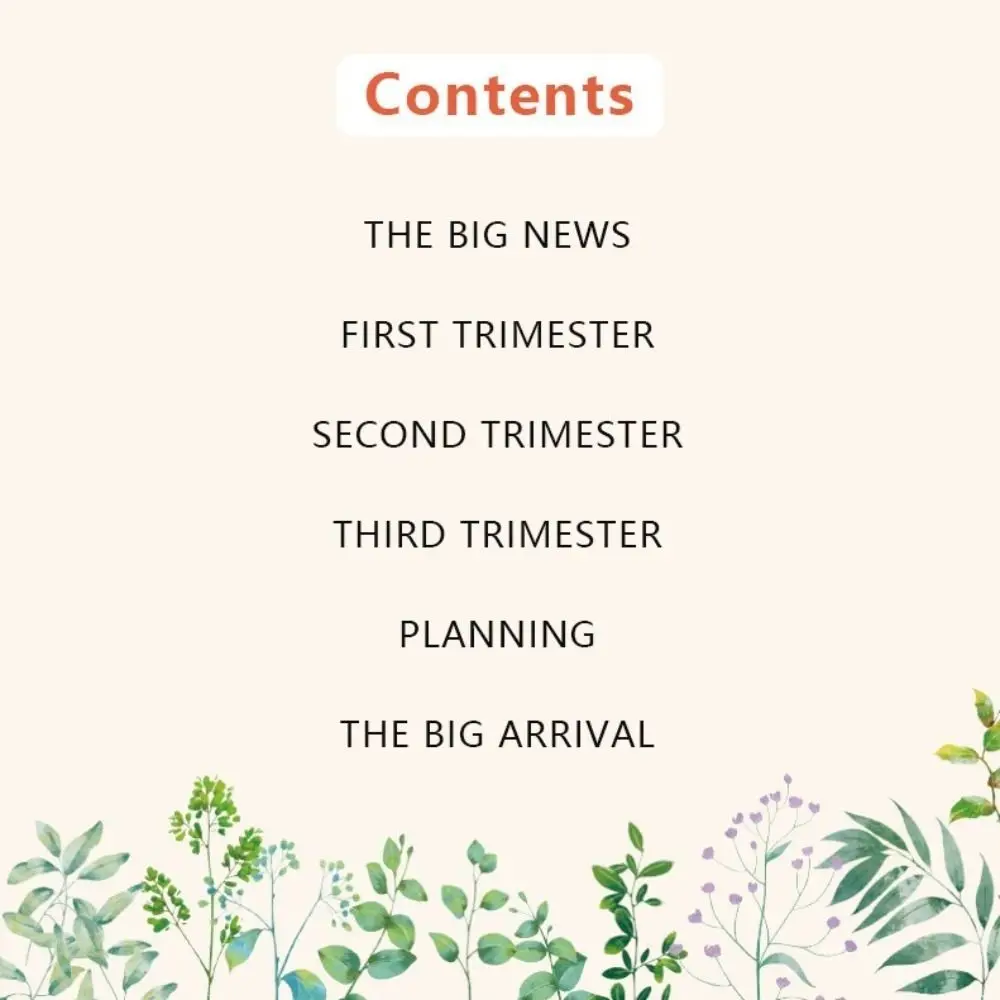 A4 Pregnancy Journey Memory Books Keepsake Books Perfect Planner Pregnancy Examination Records Schedule Notepad