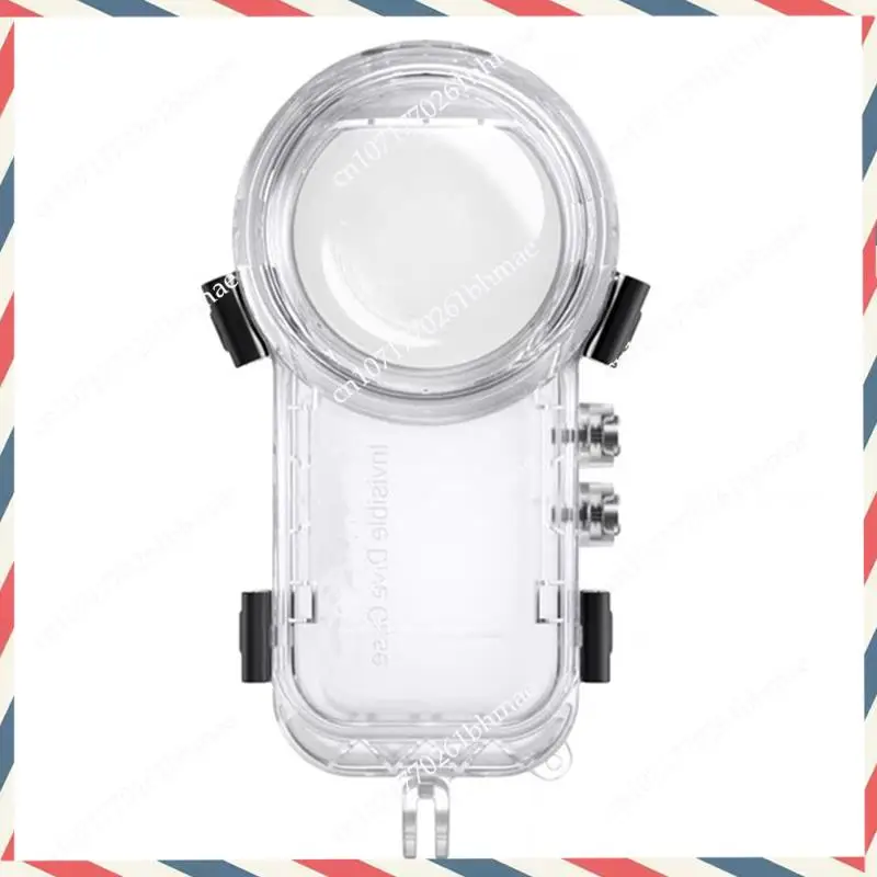 

-A21Z Невидимый чехол для дайвинга для Insta360 X3, водонепроницаемый корпус, 50 м, корпус для подводного дайвинга, 1 шт., прозрачный пластик