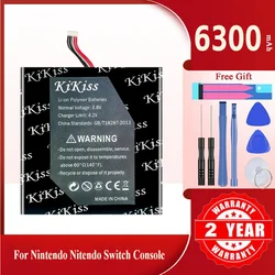 6300mAh KiKiss Powerful Battery HAC-003 for Nintend Nitendo Switch Console HAC-001 Li-ion Rechargeable Batteries