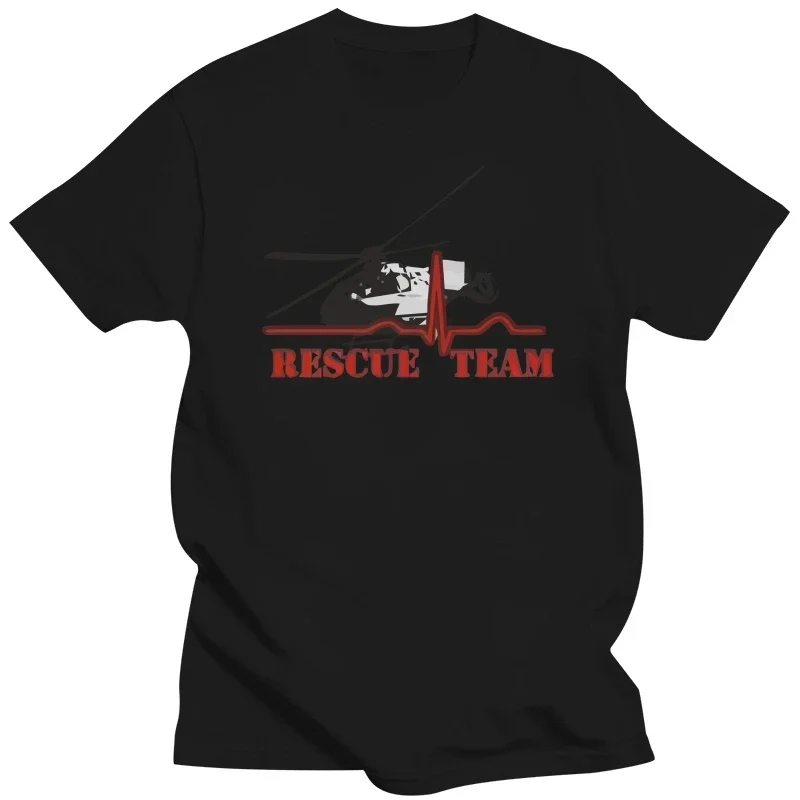 2024 Hot sale T-Shirt Air Rescue Rescue Plane Eurocopter EC 135 Rescue Flight DTG  Grafik tshirts for mens designer clothes tops