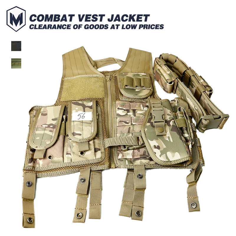 

Combat Vest Jacket Chest Rig Multi-Purpose Light Weight Men's Tactical Vest Hunting Patrol CS Wargame Hunting Vest Outdoor