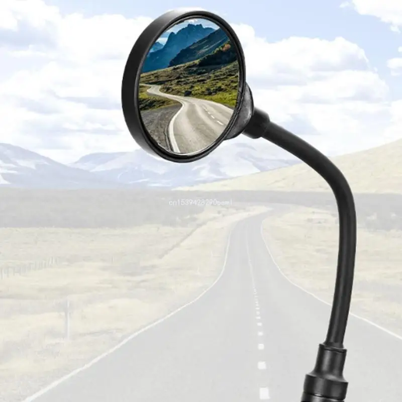 Bicycles Glass Handlebar Mount Rearview Glass Wide Angles Rear View Glass