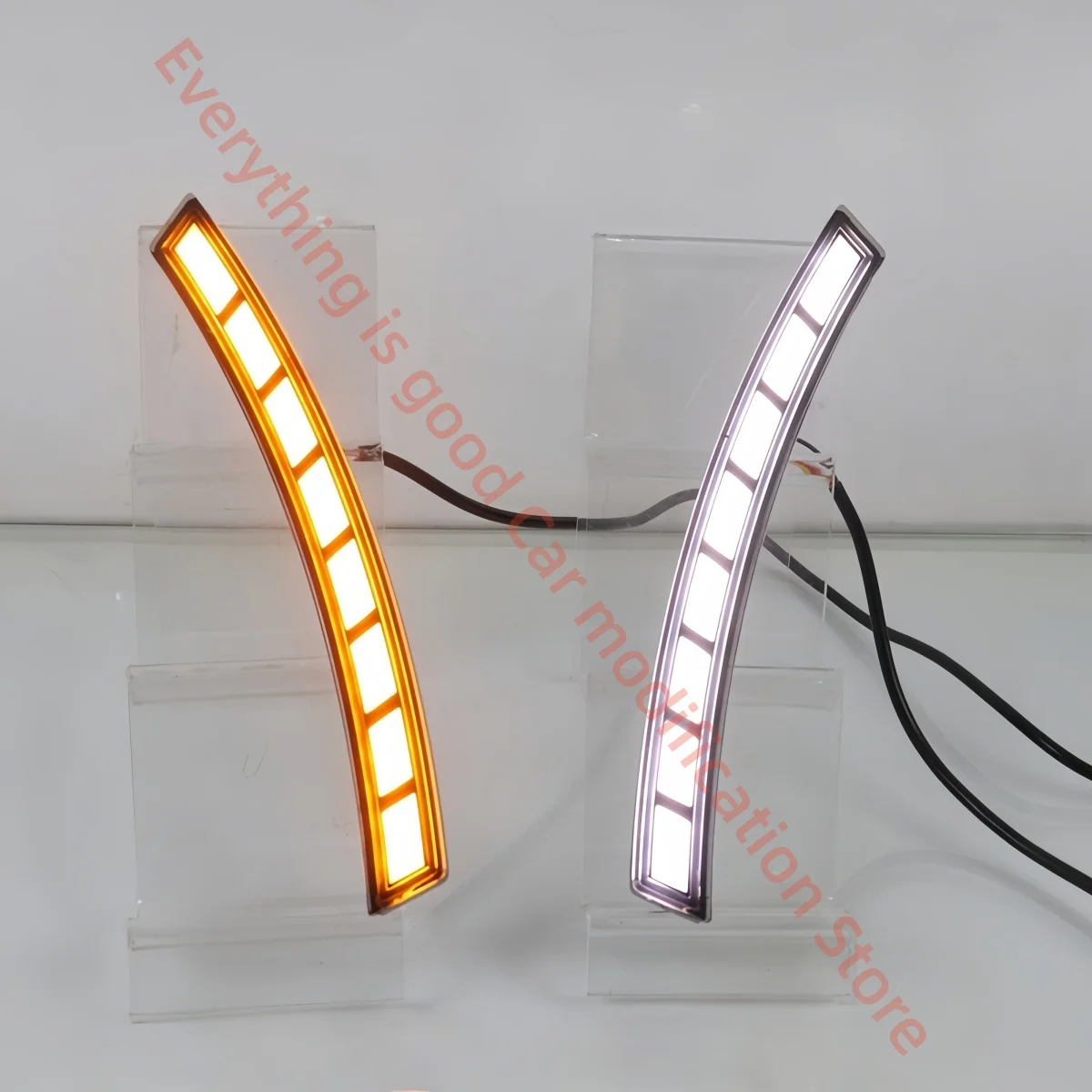For Honda CR-V 2023-2025 Wheel Eyebrow Lamp Front Bumper Turn Front Fog Lamp Modification LED Daytime Running Light Three Colors