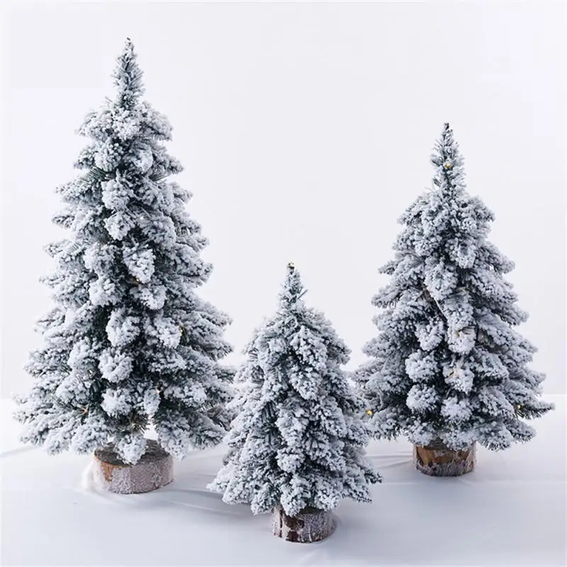 45~75cm Artificial PVC Christmas Cedar Tree Fir Pine Tree For Home New Year Christmas Trees Christmas Decor Gift Plush Tree