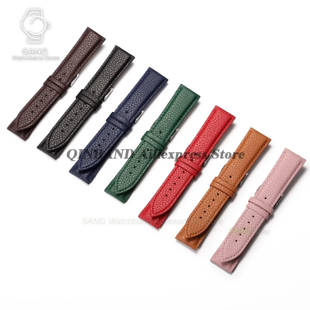 10mm 12mm 14mm 16mm 18mm 20mm 22mm Litschi-Muster Leder-Uhrenarmband Ersatz-Armband für Herren und Damen Sport-Uhrenarmband – Detail 20