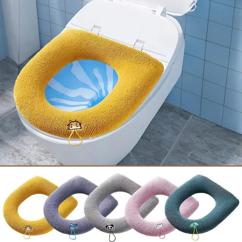 Toilet Seat Covers Keeps You Warm Stable And Slip-resistant Multifunctional Toilet Seat Cushion Pad For bathroom accessories