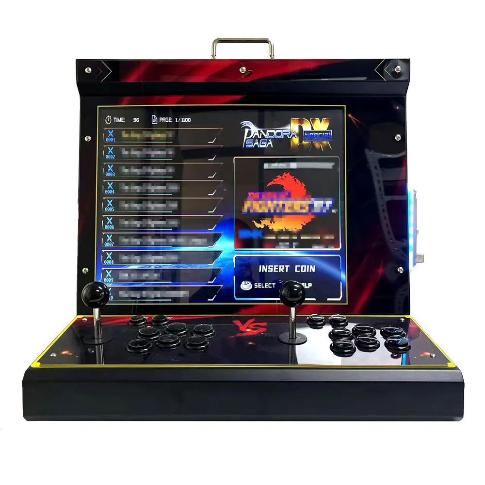 

2023 Latest 19 Inches Pandora Coin Operated Games Machine 11,000 Games 720P HD Screen Mini Arcade 3D Box 1P-4P Video Console