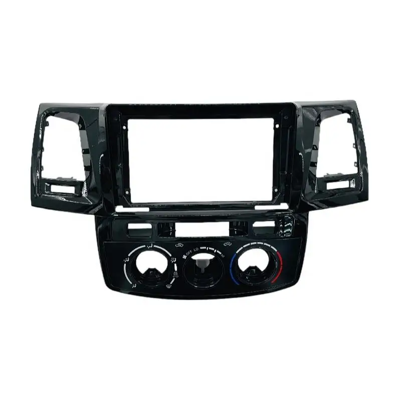 For Toyota Fortuner Hilux 2005-2014 9Inch Car Radio Android Stereo MP5 GPS Player Casing Frame 2 Din Head Unit Fascia Cover Trim