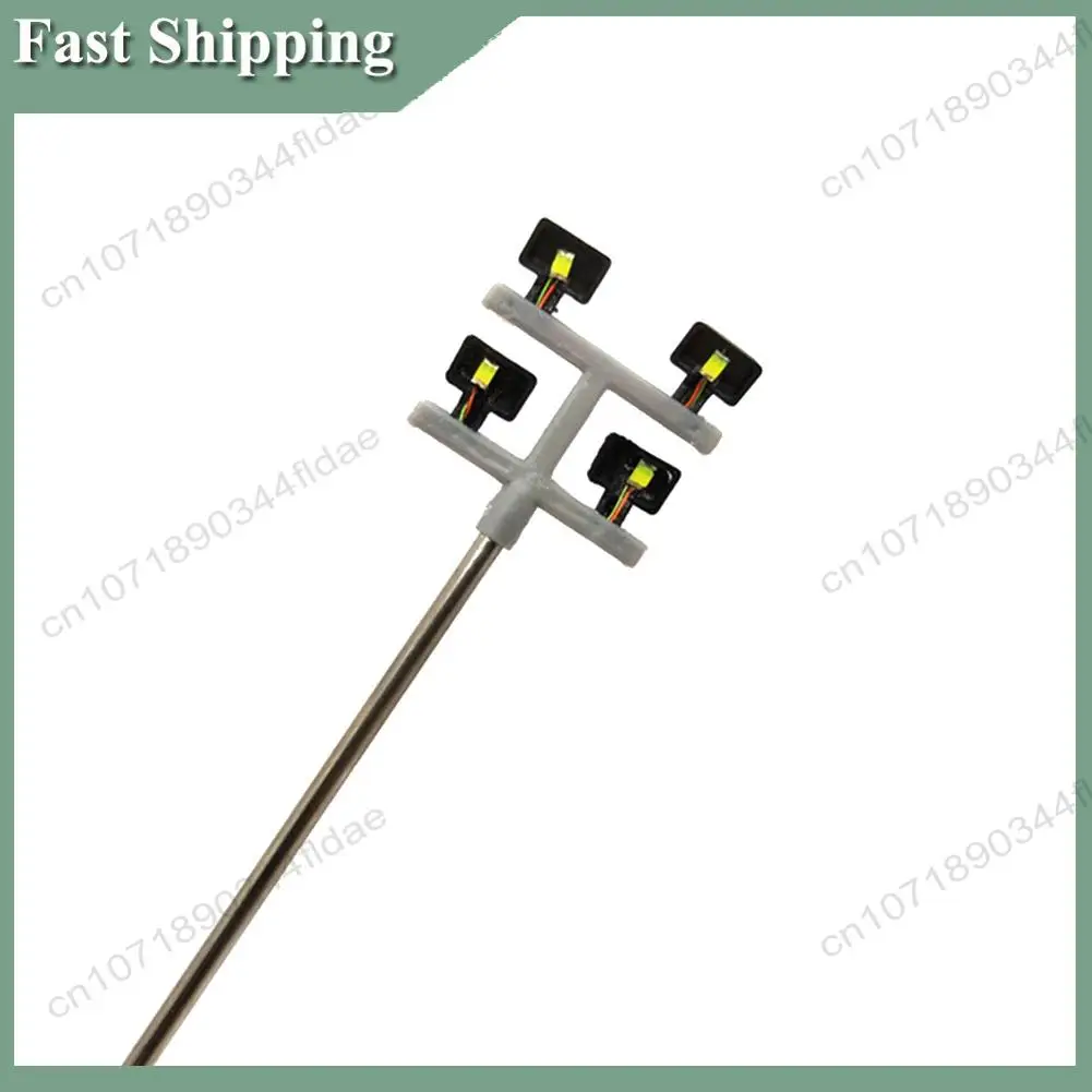

-A94Z 4 PCS HO Scale Model Lighting Tower,Tower Lights Model Lights Layout Lamppost For Train/Garden/Playground/Stadium