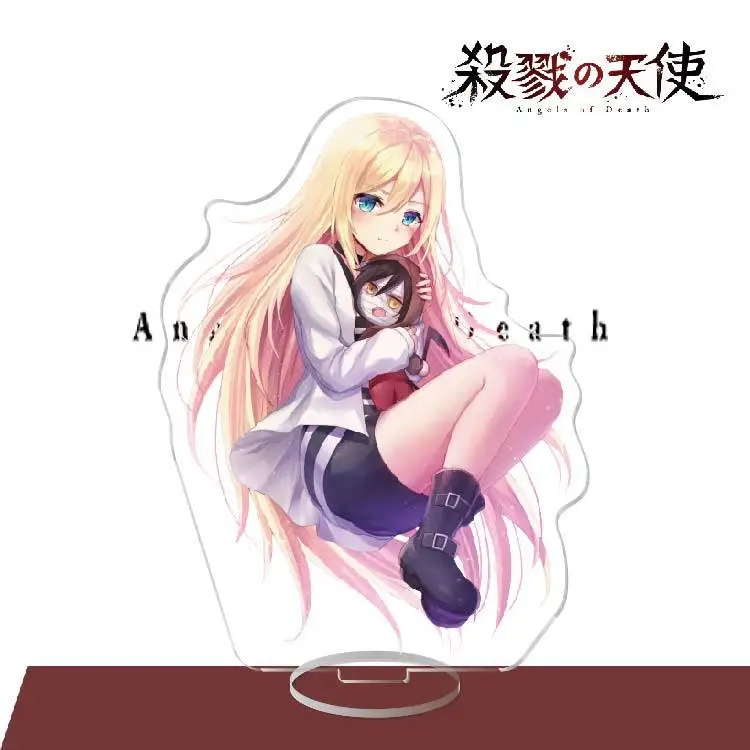 Anime Angels of Death Acrylic Stand Action Figure Desk Decor  Rachel Isaac Foster Stand Model Toy Gift - Image 3