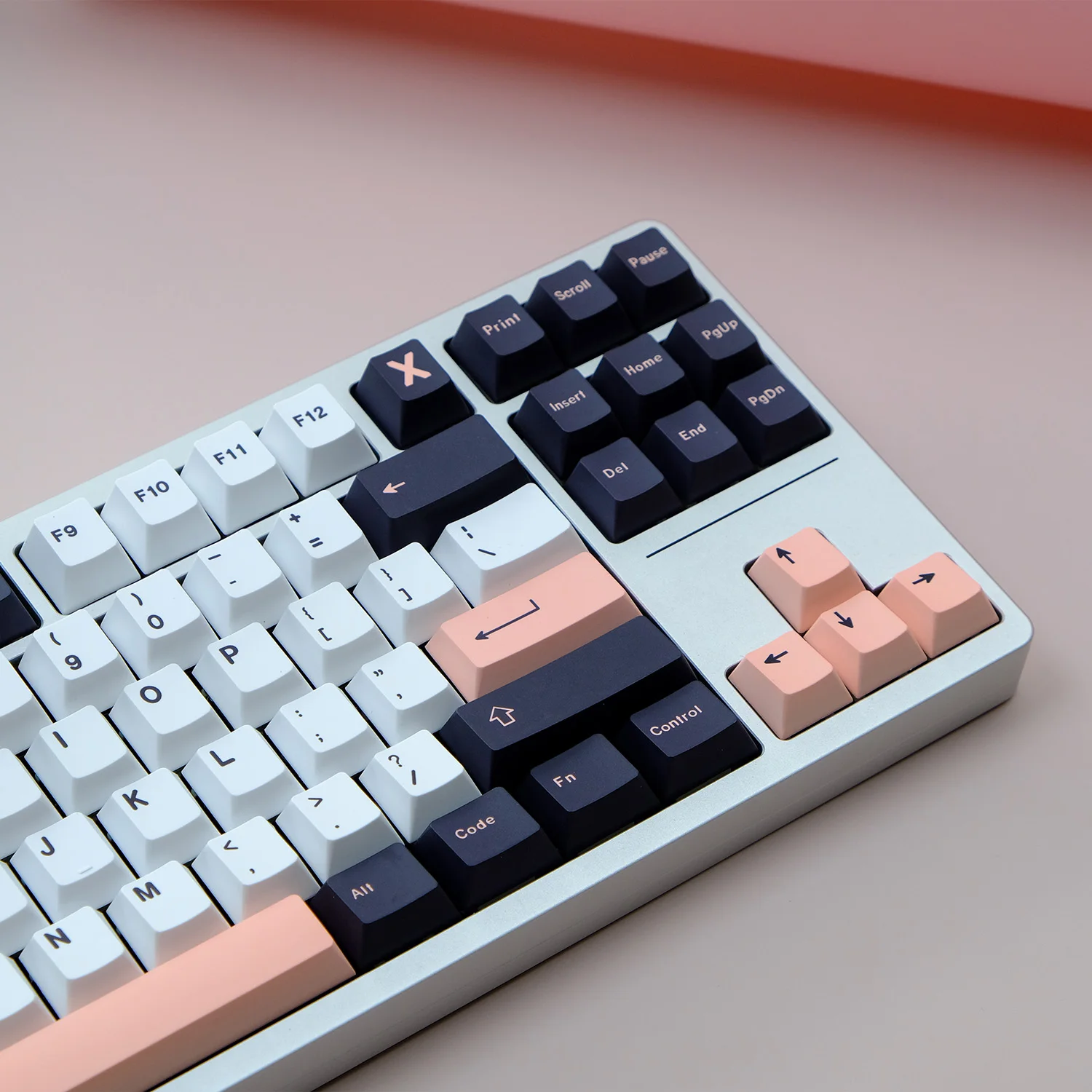 128 Keys GMK Olive Keycaps Cherry Profile PBT Sub Dye Custom Pink Keycap for MX Switch DIY Layout Games Mechanical Keyboard Caps