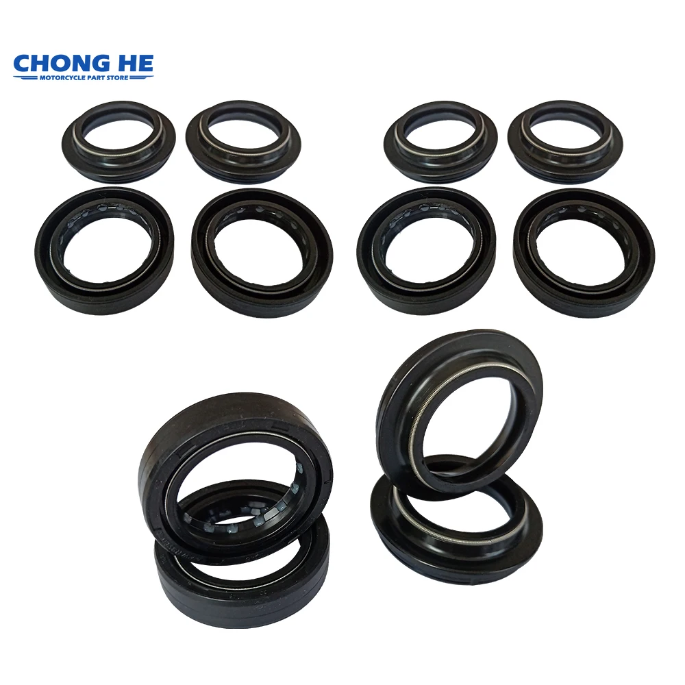 

2pc/4pc/8/16pc 33x43x10.5 Motorbike Shock Absorber Front Fork Damper Oil Seal Dust Seal Front Fork Damper 33 43 10.5 33*43*10.5