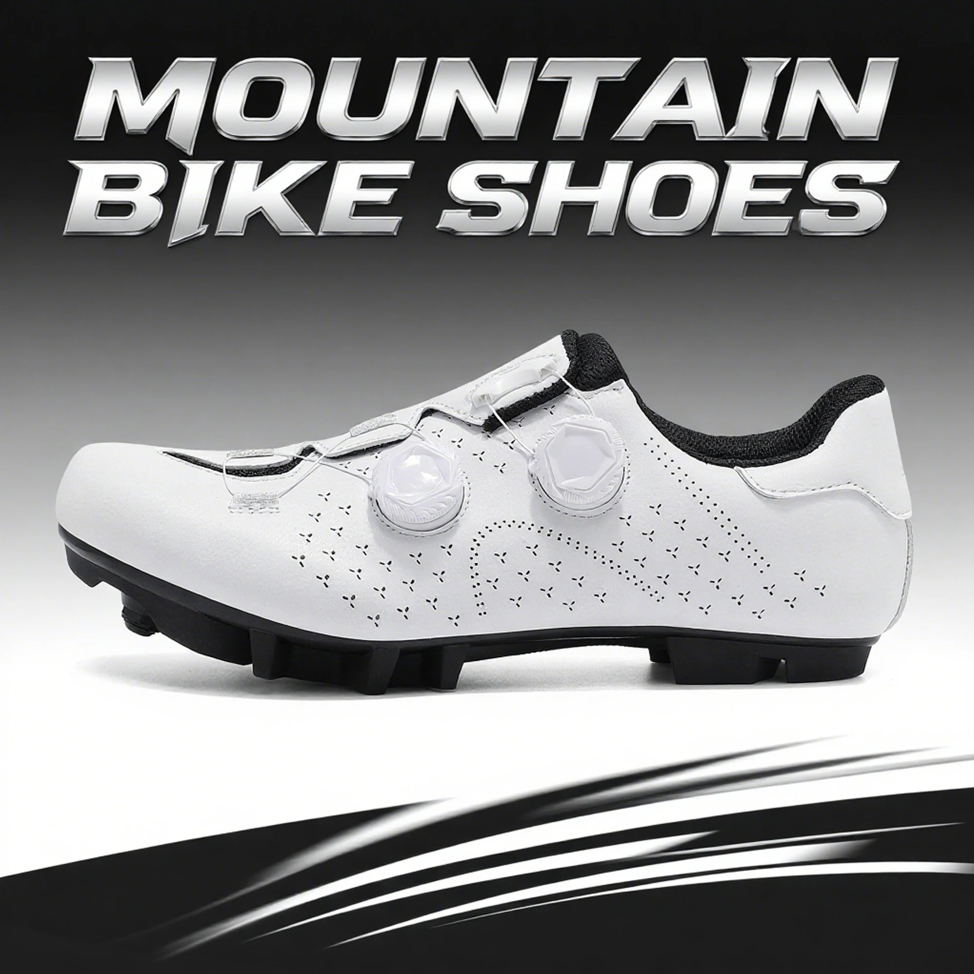 

Professional breathable mountain bike shoes, non-slip and lightweight, suitable for outdoor cycling and training.