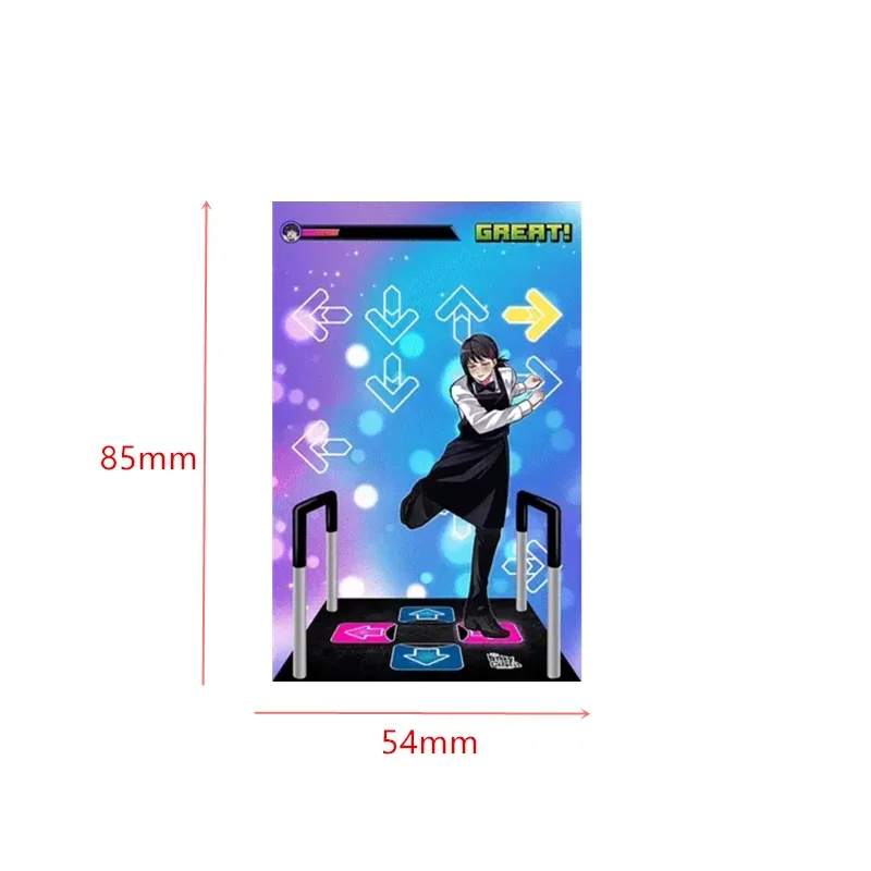 3D Chainsaw Man Kobeni Moment Dance Motion/Moving Waterproof Sticke for Automotive Computer Laptop Skateboard Wall Decor