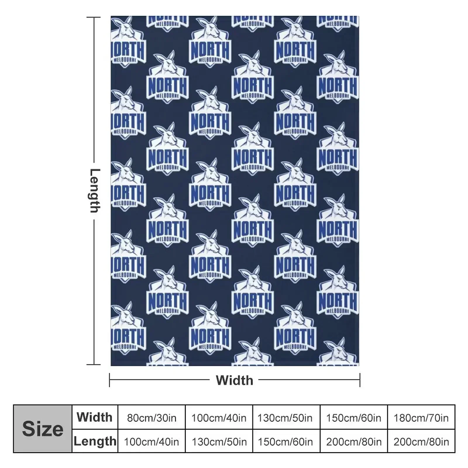 North Melbourne - Merch Throw Blanket Flannel Shaggy Luxury Thicken Summer Beddings Blankets