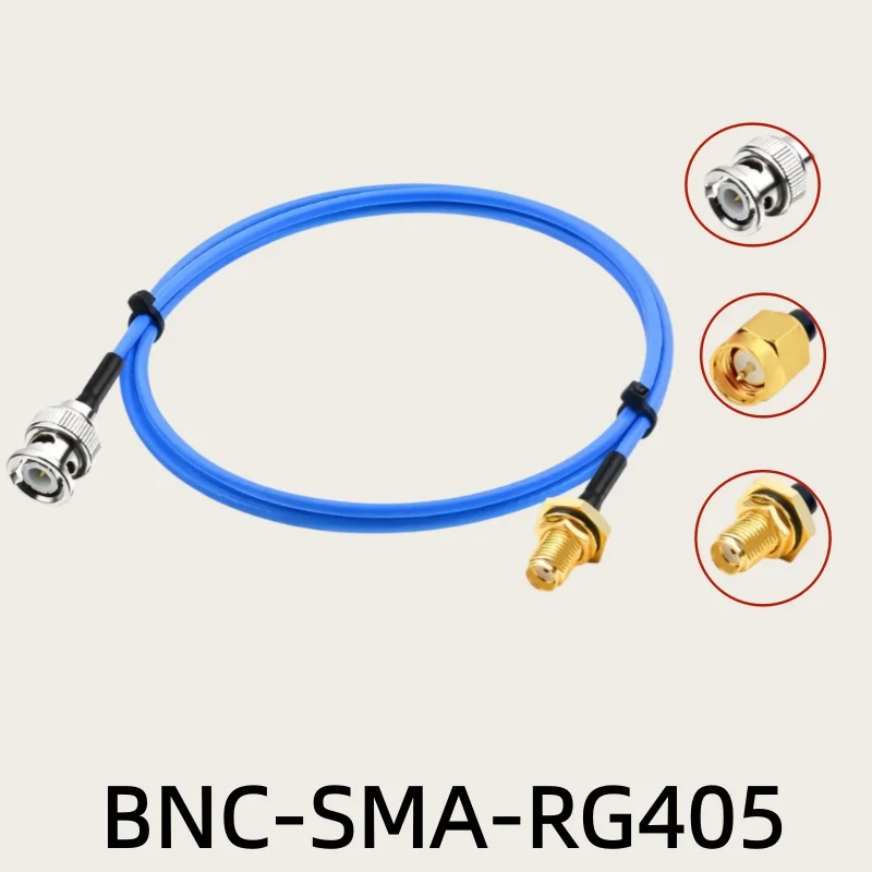 RG405 Cable BNC Male To SMA Male Female Connector RF Coaxial Cable RG-405 086 50ohm Cable Test Cable