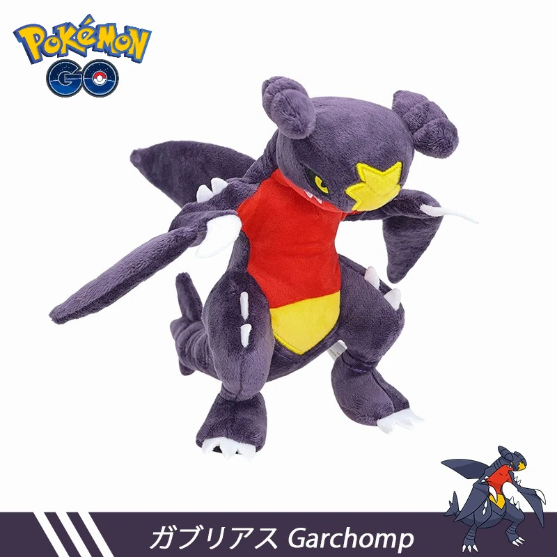 

Новый Pokemon стоячий Garchomp плюшевые милые животные мягкие игрушки куклы Рождественский подарок мягкий карманный монстр