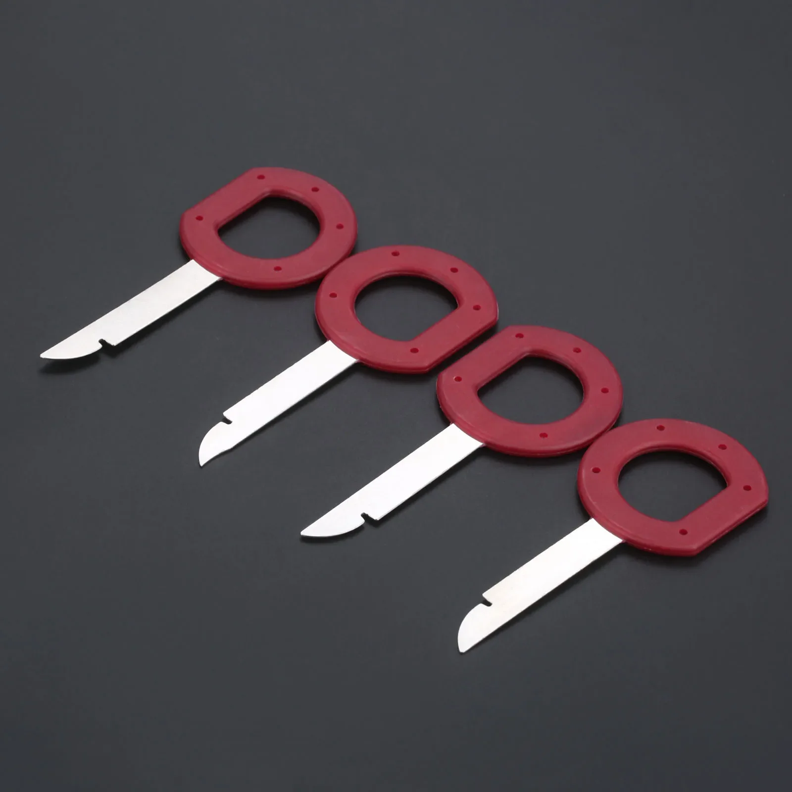 4Pcs Auto Car CD Player Radio Stereo Release Removal Repair Tools Keys Set Sheet Metal Tool for Audi Mercedes Benz