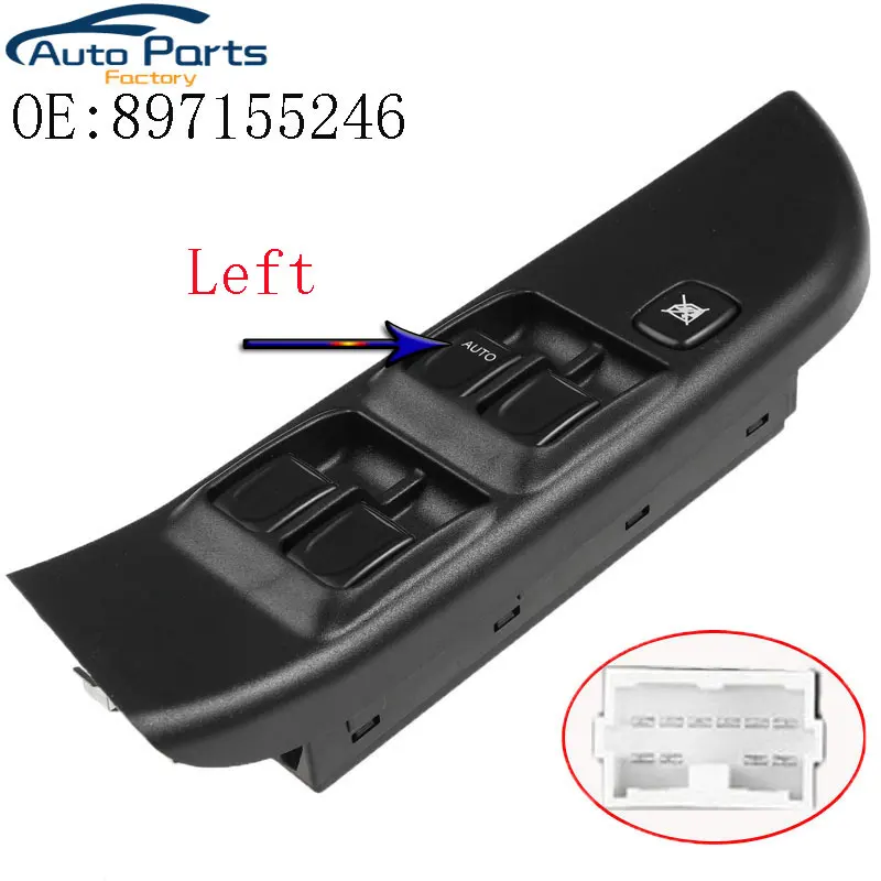 897155246 New Front Left Electric Power Window Switch Panel For Isuzu TFR/TFS 1999-2009