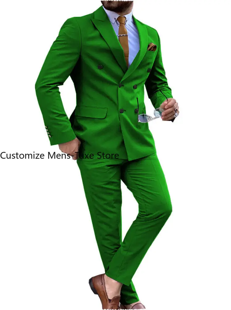 Men 2 piece Suit Formal Events Groom Bestman Wedding Tuxedo Suits