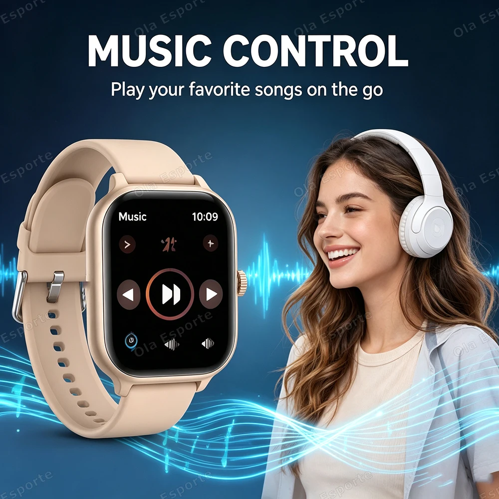 Sport-Smartwatch 2026 Neu für Männer und Frauen HD Bluetooth-Anruf Herzfrequenz-Aktivitäts-Tracking Fitness-Smartwatch für Urlaubsgeschenke Ht30 – Detail 6