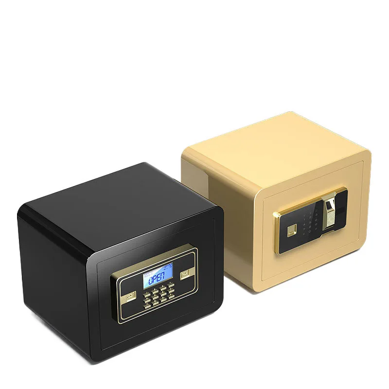 

Сейф для дома, небольшой настенный электронный сейф с паролем по отпечатку пальца, противоугонный цельнометаллический сейф