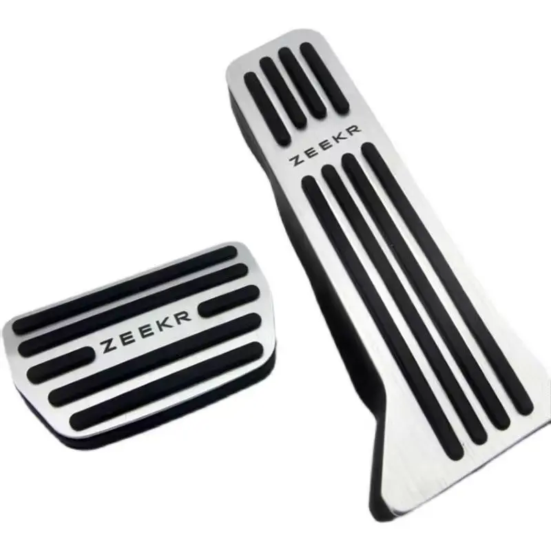

For ZEEKR 007 75kWh 2024 Aluminum Rubber Accelerator Pedal Brake Anti Skid Foot Pad Auto Internal Upgrade Styling Accessories