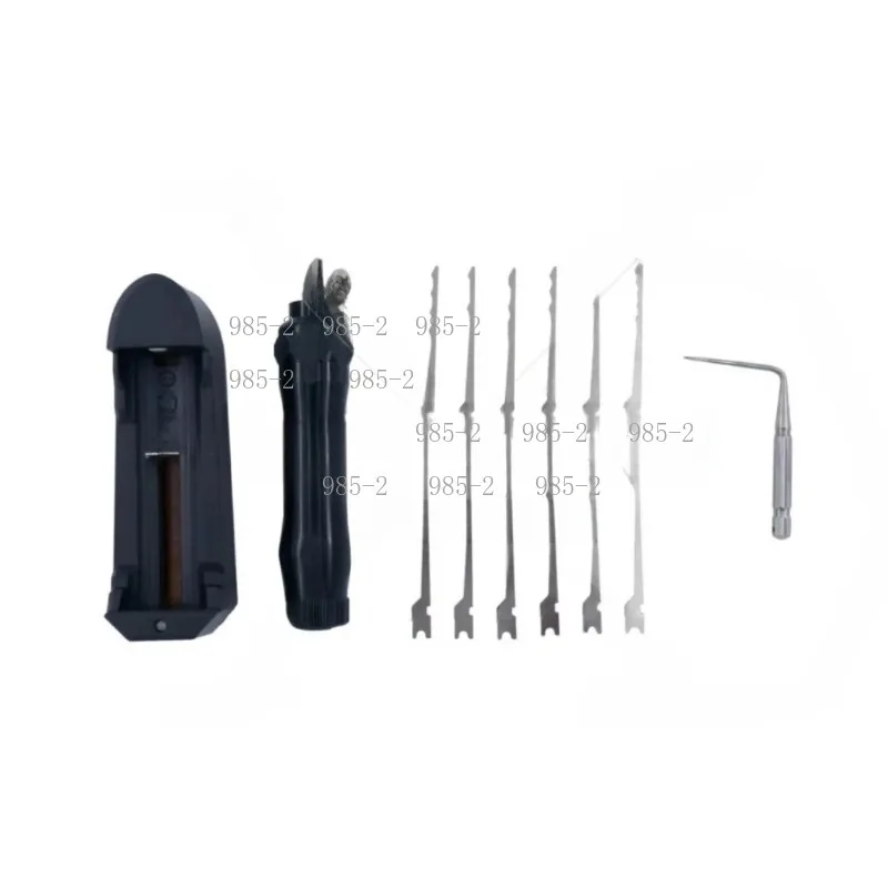 Multi‑Functional Electric Hardware Tool, Portable One Word Tool with Interchangeable Heads, No Battery