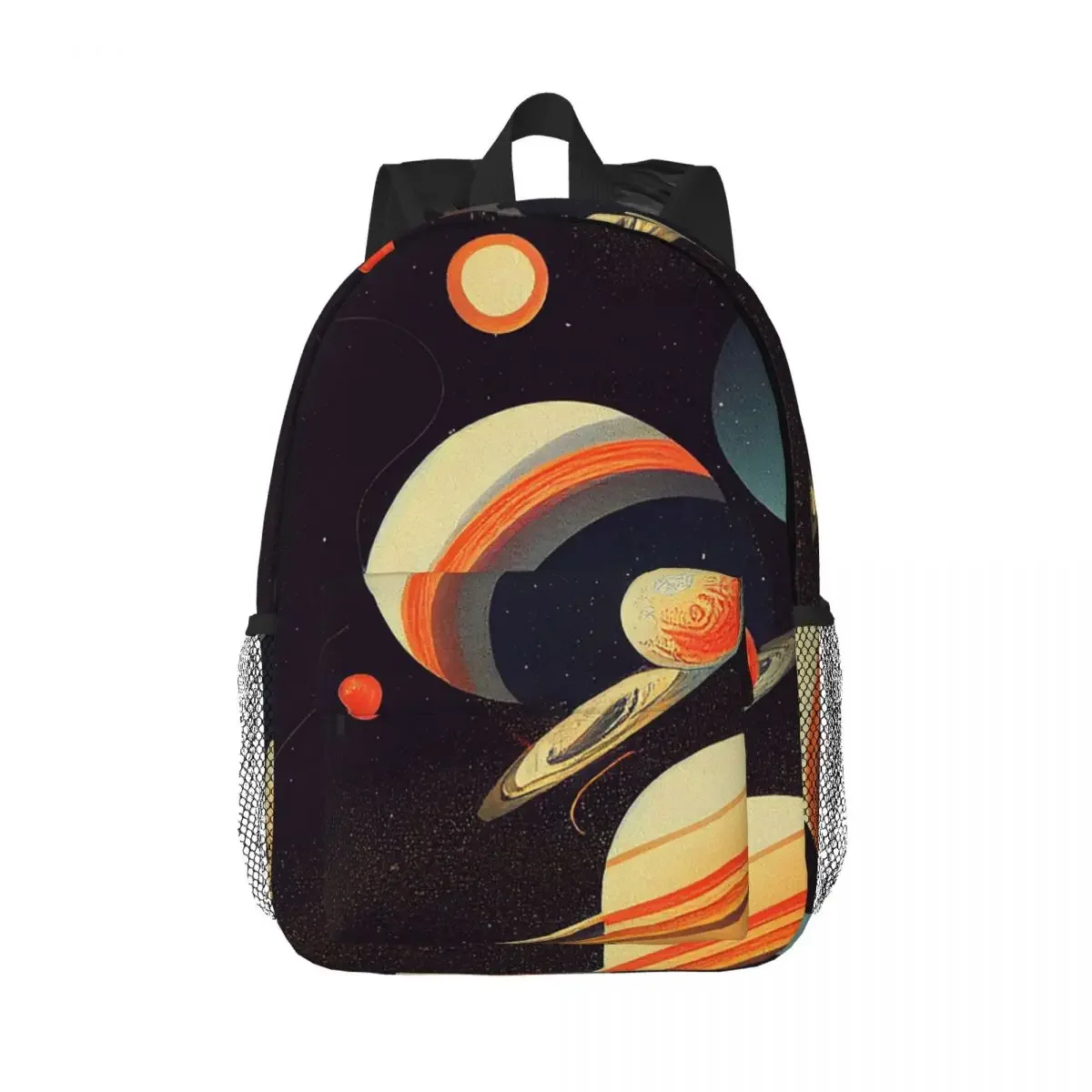 Vintage Retro Astronomy Illustration Backpacks Teenager Bookbag Fashion Students School Bags Travel Rucksack Shoulder Bag