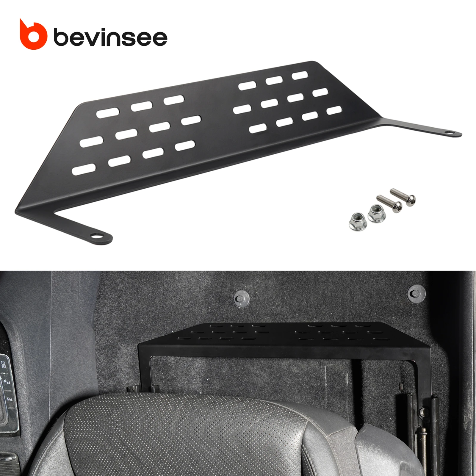 

Кронштейн для огнетушителя BEVINSEE из стали для VW Golf R, GTI, Golf SportWagen, подходит только для моделей с левым рулем.