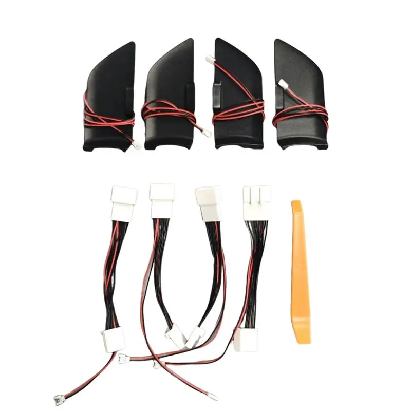 

Rare For Toyota Highlander 2021-2024 Inner Door Bowl Atmosphere Light Handle Armrest Frame LED Ambient Blue Decorate Lamp