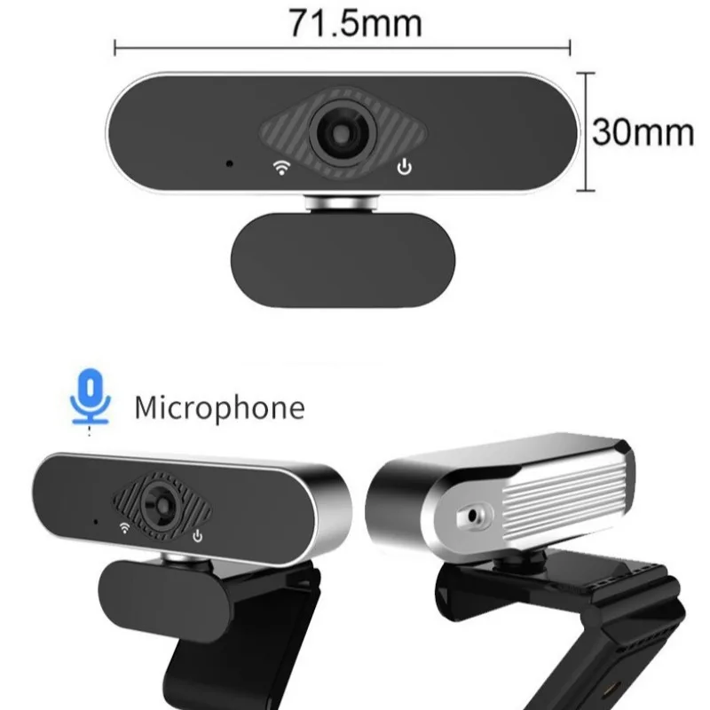 Wodexun 1080P Webcam With Microphone USB HD Digital Web Camera 150° Wide Angle Laptop Computer Webcast Zoom YouTube